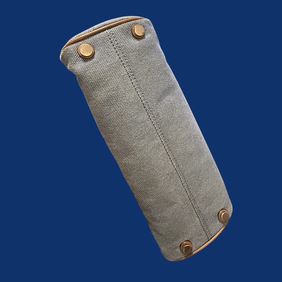 Michael Kors Gray denim Tote with Tan rope Handles - Picture 5 of 9